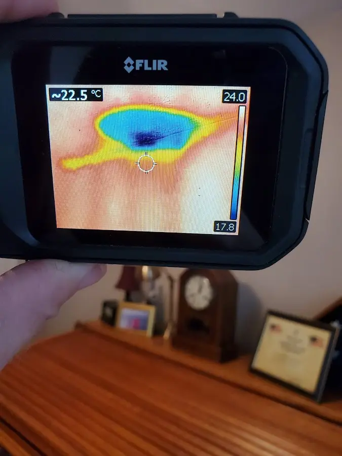 Thermal imaging inspection for water damage in Gettysburg